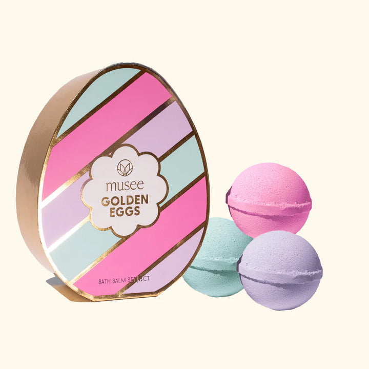 Golden Egg Three Pack bath Balm Set