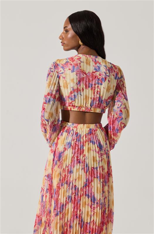 AST Revery Floral Long Sleeve Dress in Yellow/Pink Floral – Lula Boutique  for Women and Children