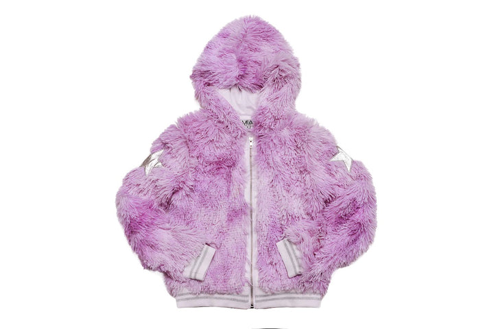 Purple Shaggy Jacket