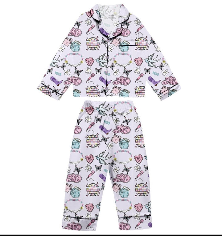 Tay Tay Tour Satin PJ Set