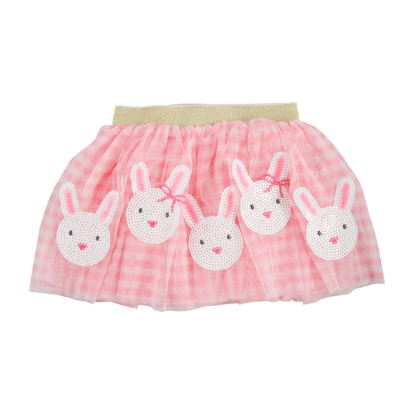 Easter Sequins Tutu Pink Gingham
