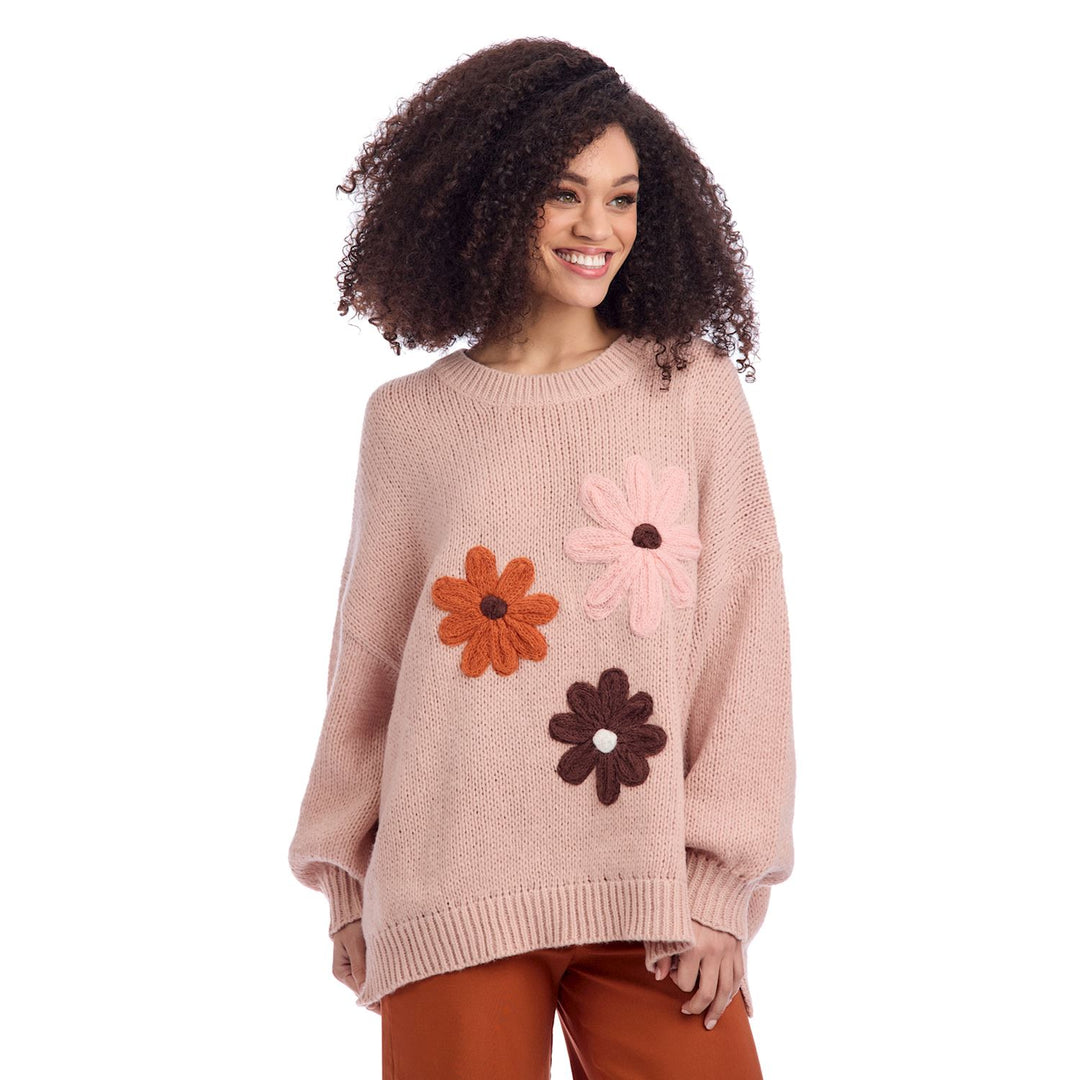 トップス LULA TULLE EMBROIDERY SWEAT TOPS トップス LULA TULLE EMBROIDERY SWEAT TOPS Girl embroidered
