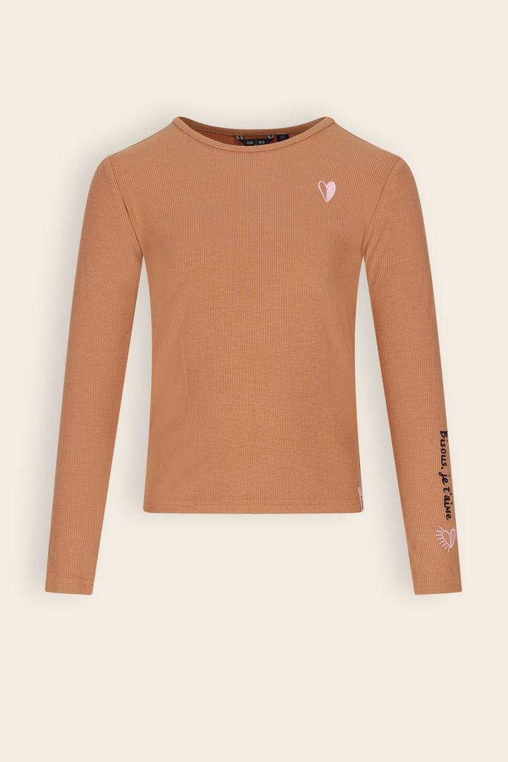 NONO Kess Essential Rib Jersey Top - Taupe - product view 1