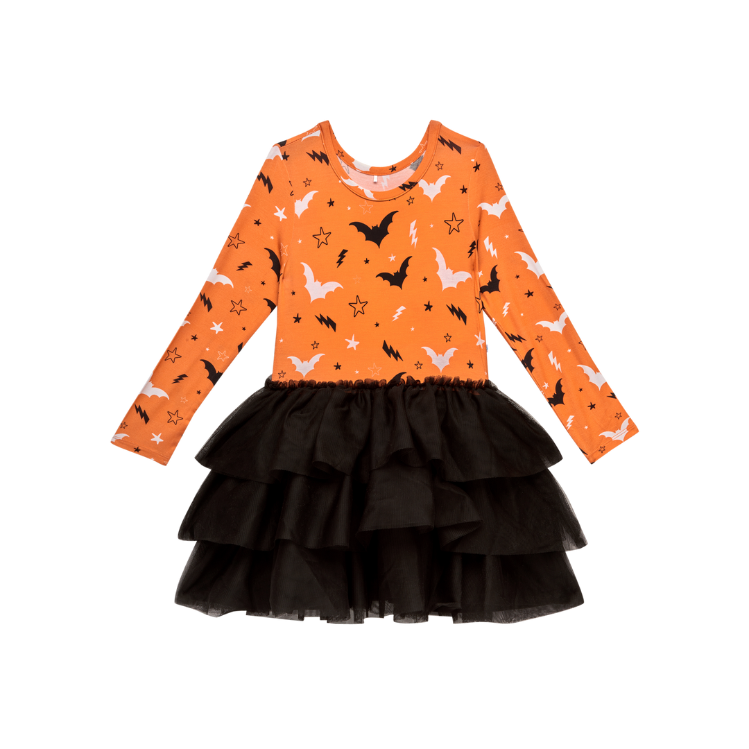 baby tutu dress long sleeve POS Hendrix Long Sleeve Halloween Bat Tulle Tutu Dress – Lula Boutique for  Women and Children