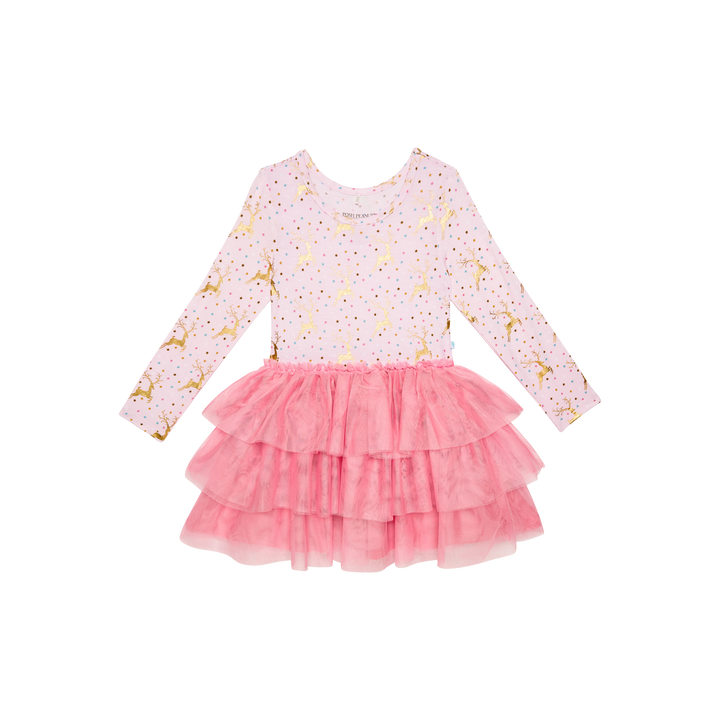 Ryleigh Girls Holiday Tulle Tutu Dress