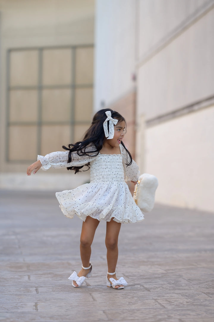 Primrose Polka Dot Lace Dress
