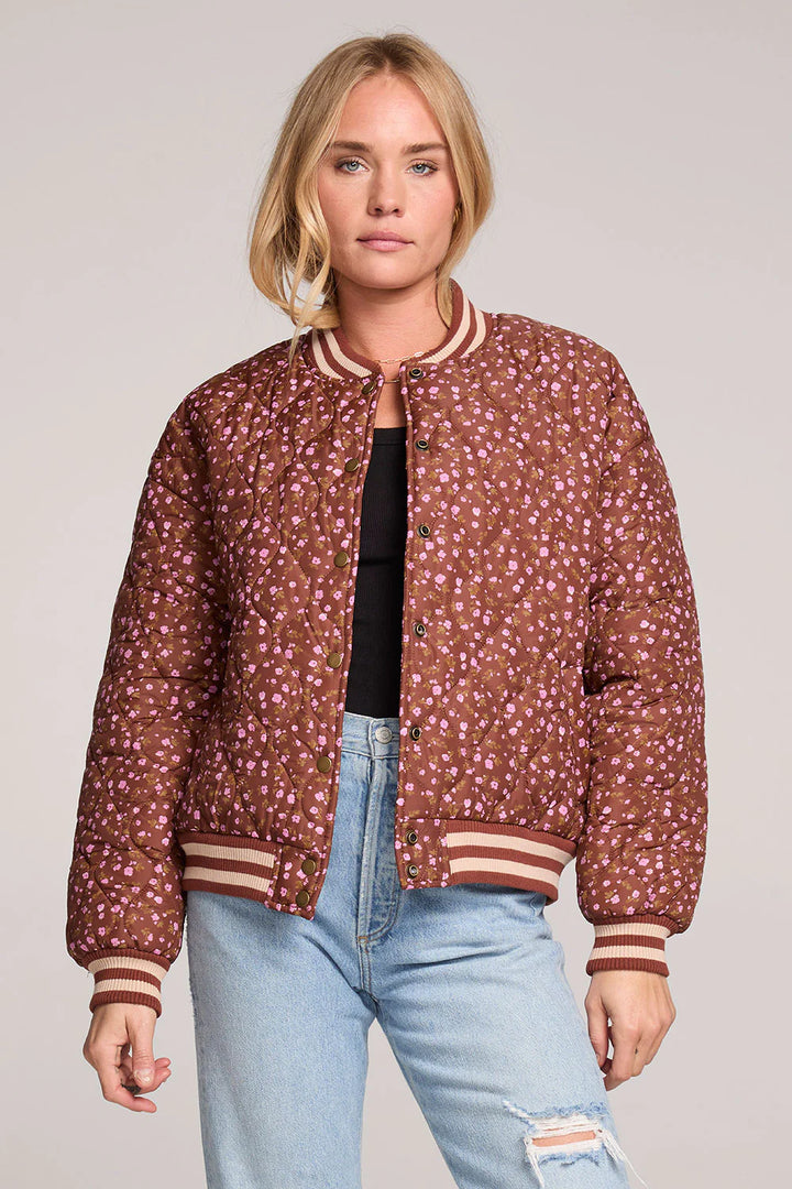 Suni Floral Light Puffer Jacket