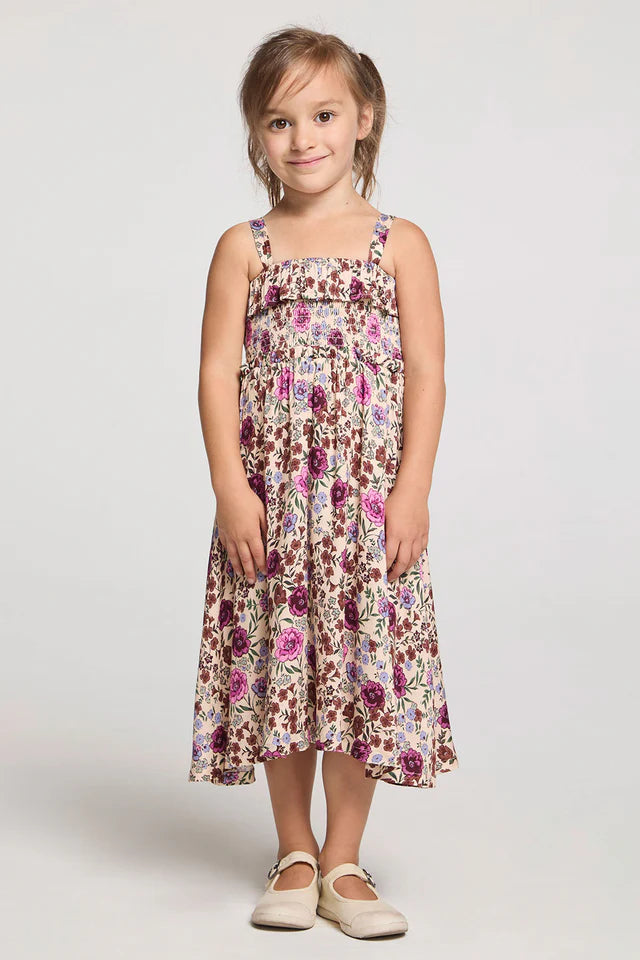 Girls Midi Valorie Floral Dress