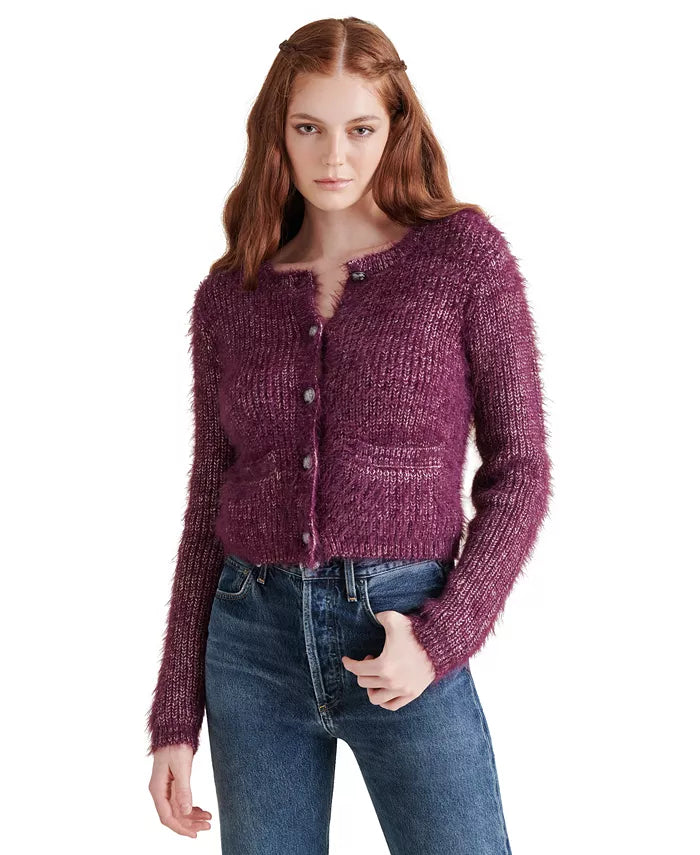 Purple Maribelle Cardigan