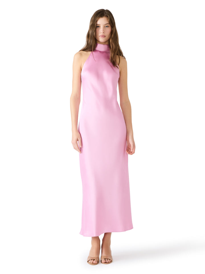 LARA DRESS IN PASTEL LILAC