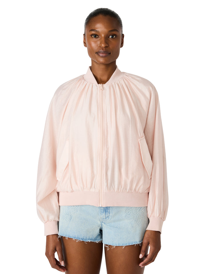 BESSIE JACKET IN SHELL PINK