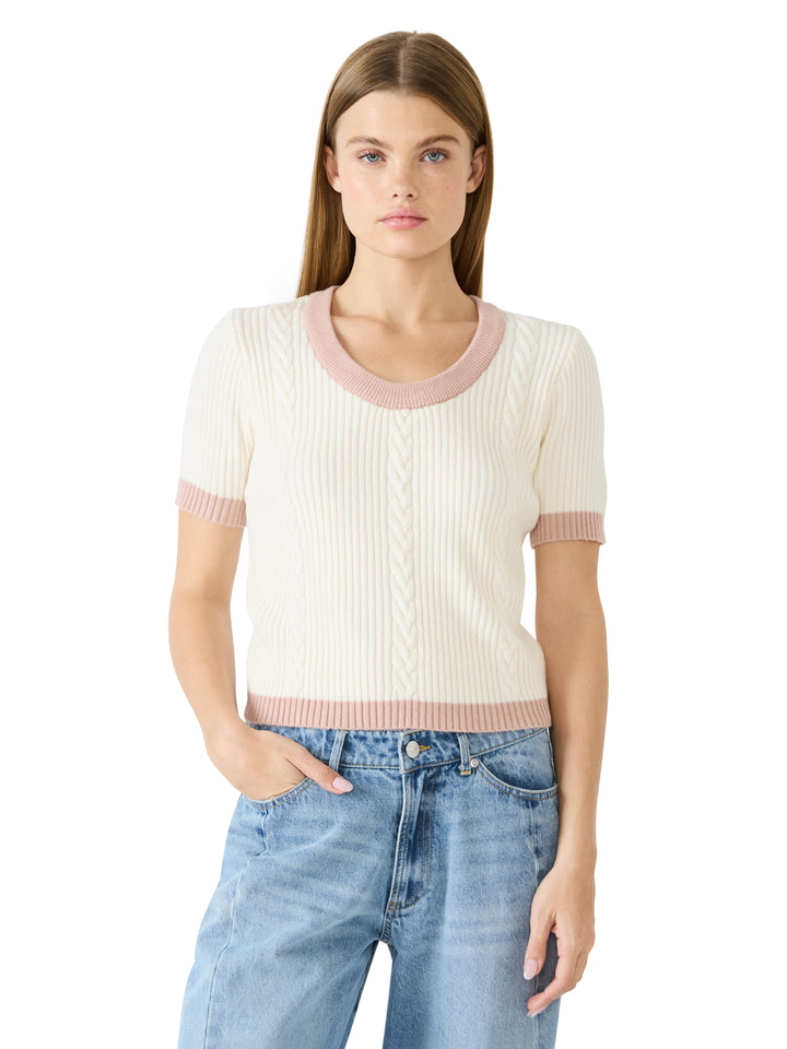 MAYSON KNIT SHORT SLEEVE TOP
