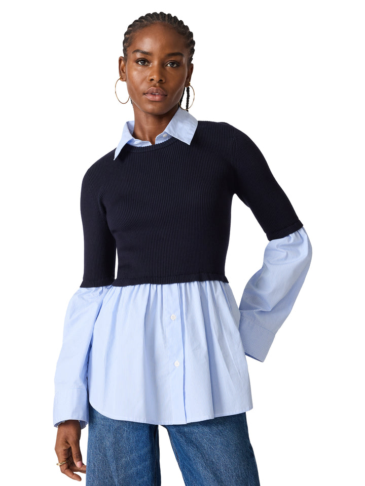 Steve Madden Lenny knit shirt top