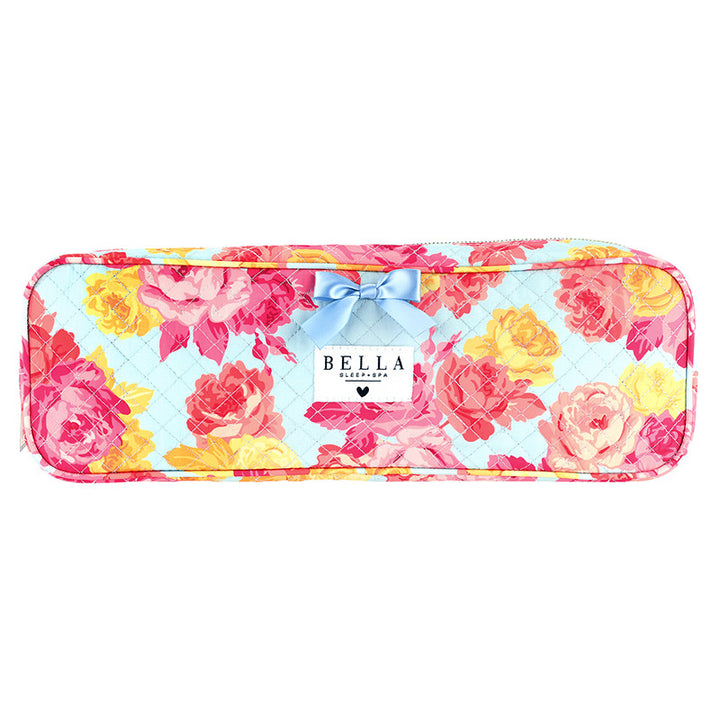 Blue Roses Quilted Hair Tools Bag