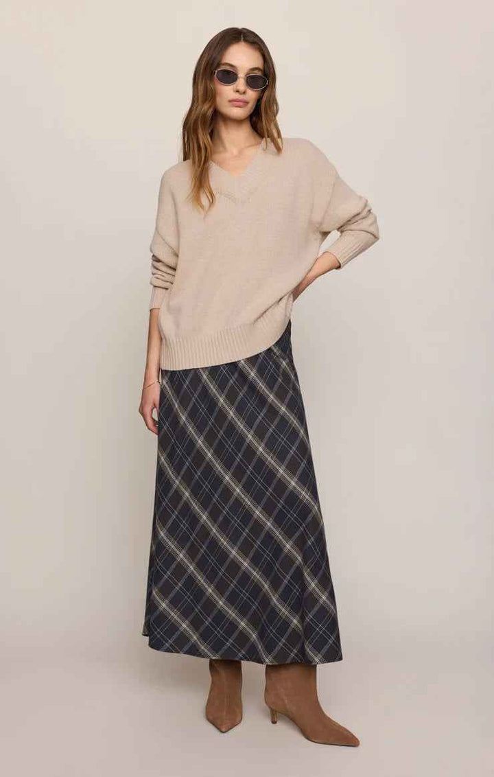 ZSU Crestview Plaid Skirt in Eclipse