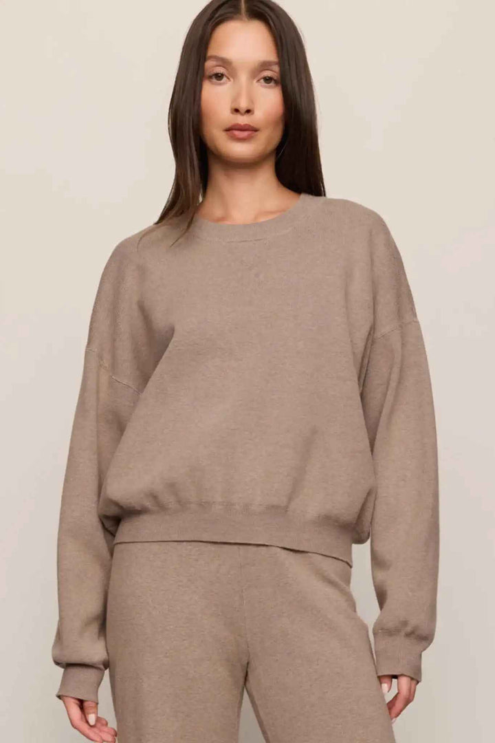 ZSU Take It Easy Sweater in Heather Ash