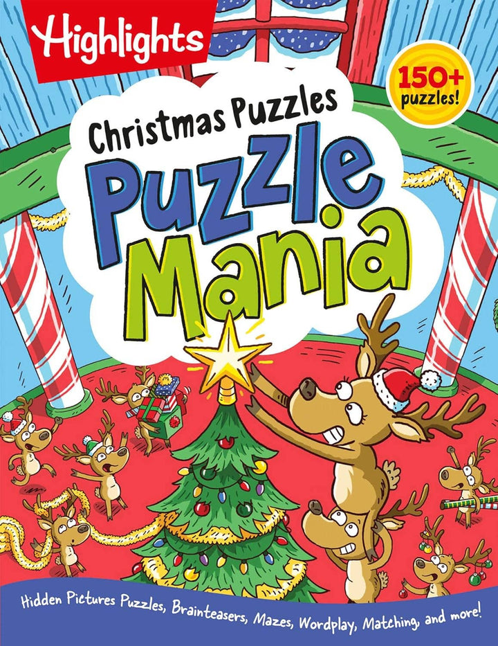 Christmas Puzzles Activity Book