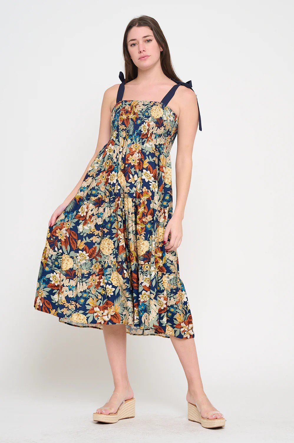 値下げFlare pleats Dress LAUBEBLANC Flare pleats Dress – L'AUBE BLANC