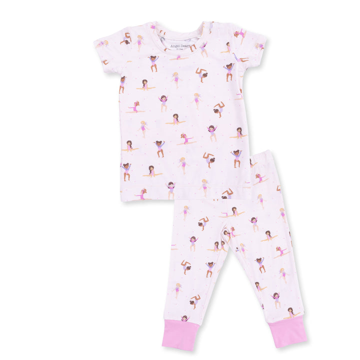 Angel Dear Tiny Tumblers Short Sleeve Loungewear Set - 1