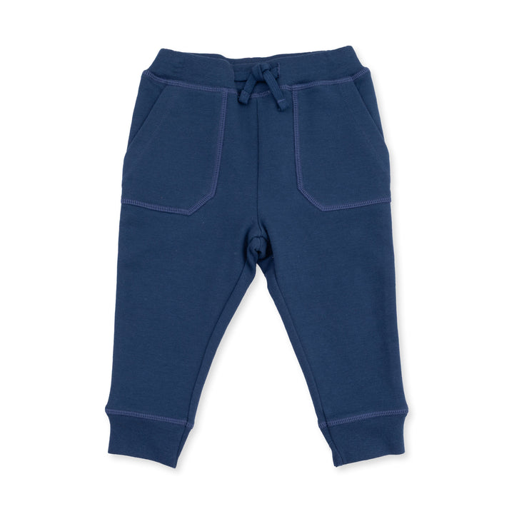 Angel Dear Solid Insignia Blue Jogger Pant - 1
