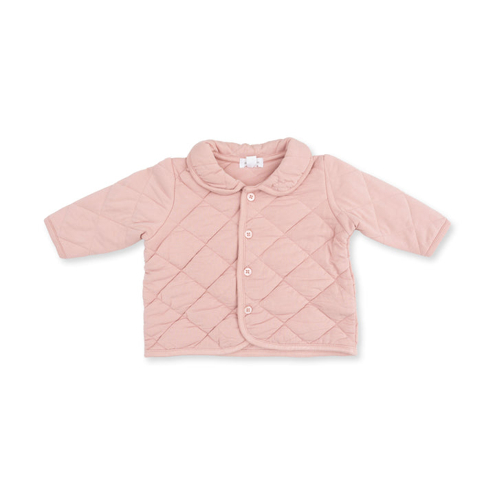 Angel Dear Solid Mellow Rose Quilted Jacket - 1
