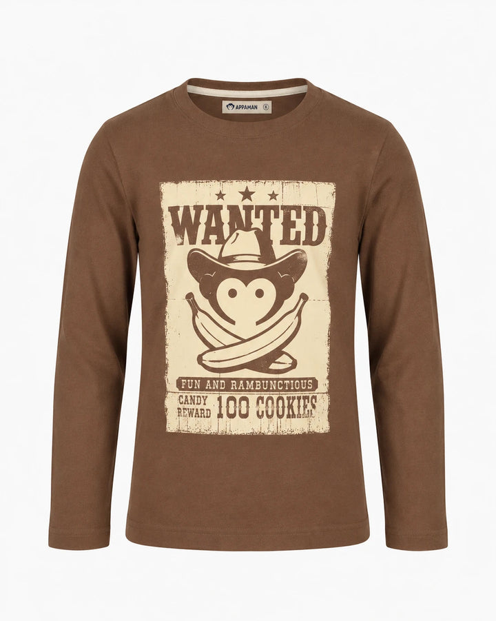 Appaman Wanted Poster Graphic Long Sleeve Tee