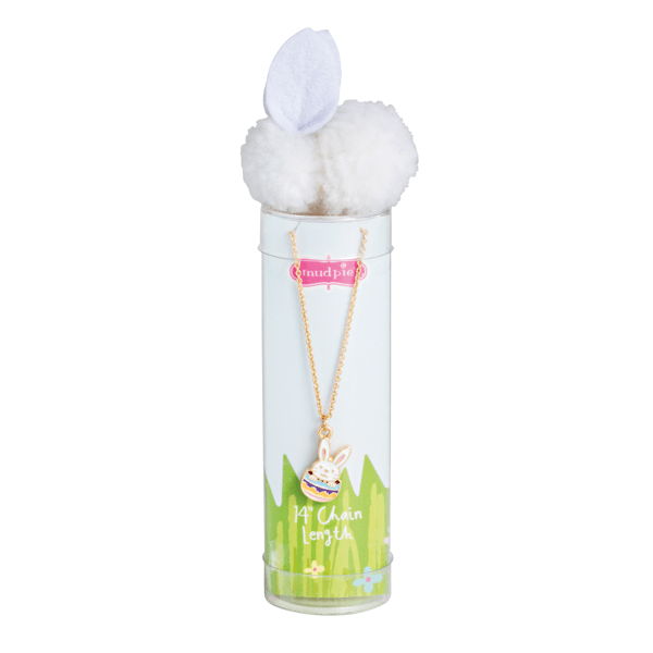 Easter Tube Necklace White