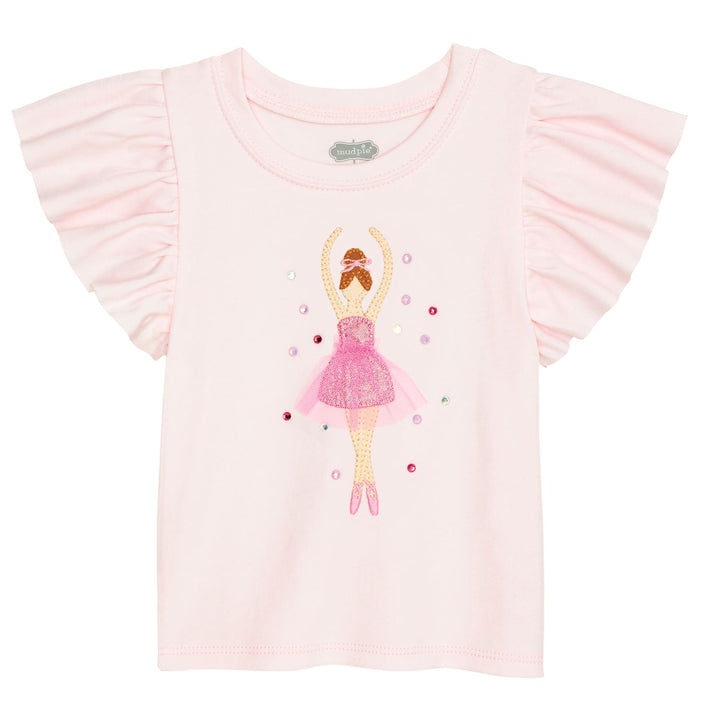 Pink Ballerina Ruffle Tee