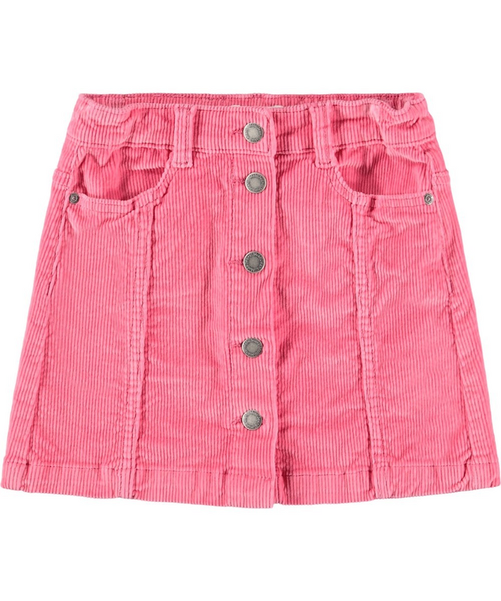Bera Corduroy Skirt in Pink Confetti