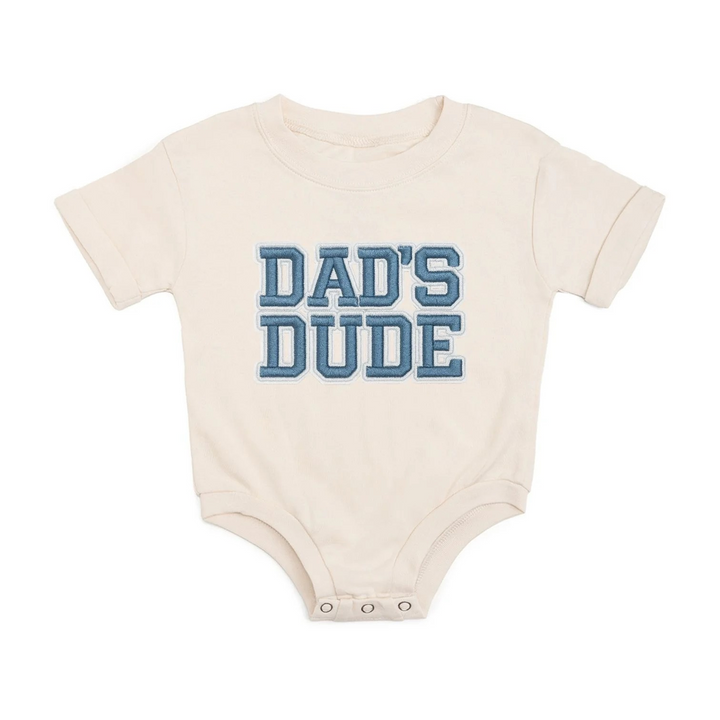 Dad's Dude Romper in White