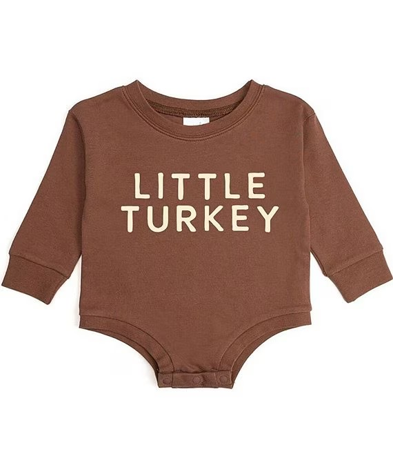 Little Turkey Thanksgiving Romper