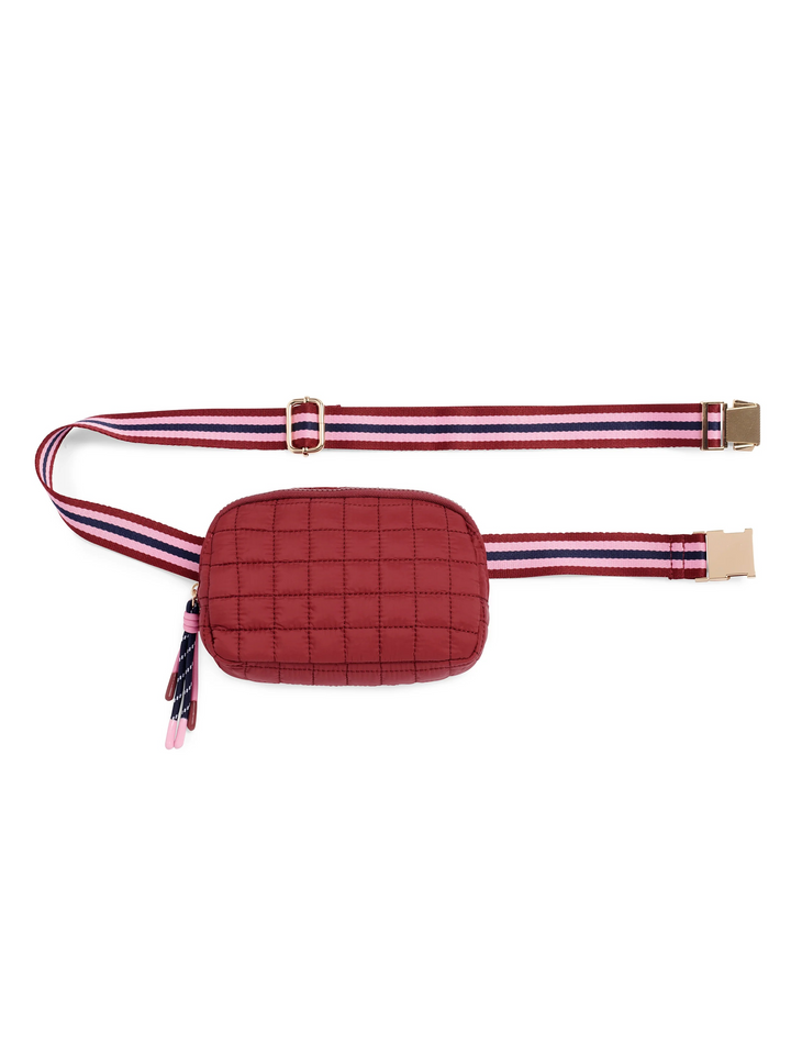 Ezra Belt Bag in Wine