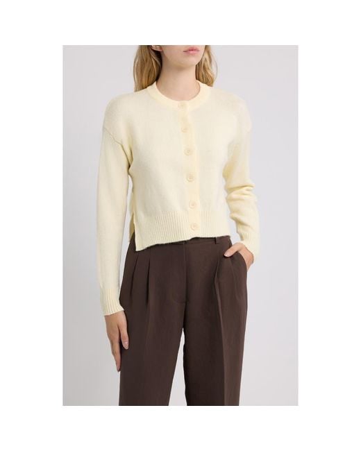 Deluc Teide cardigan in Ecru