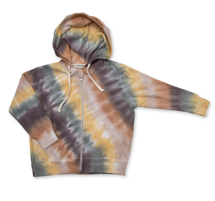 Skater Tie Dye Hoodie in Sagebrush