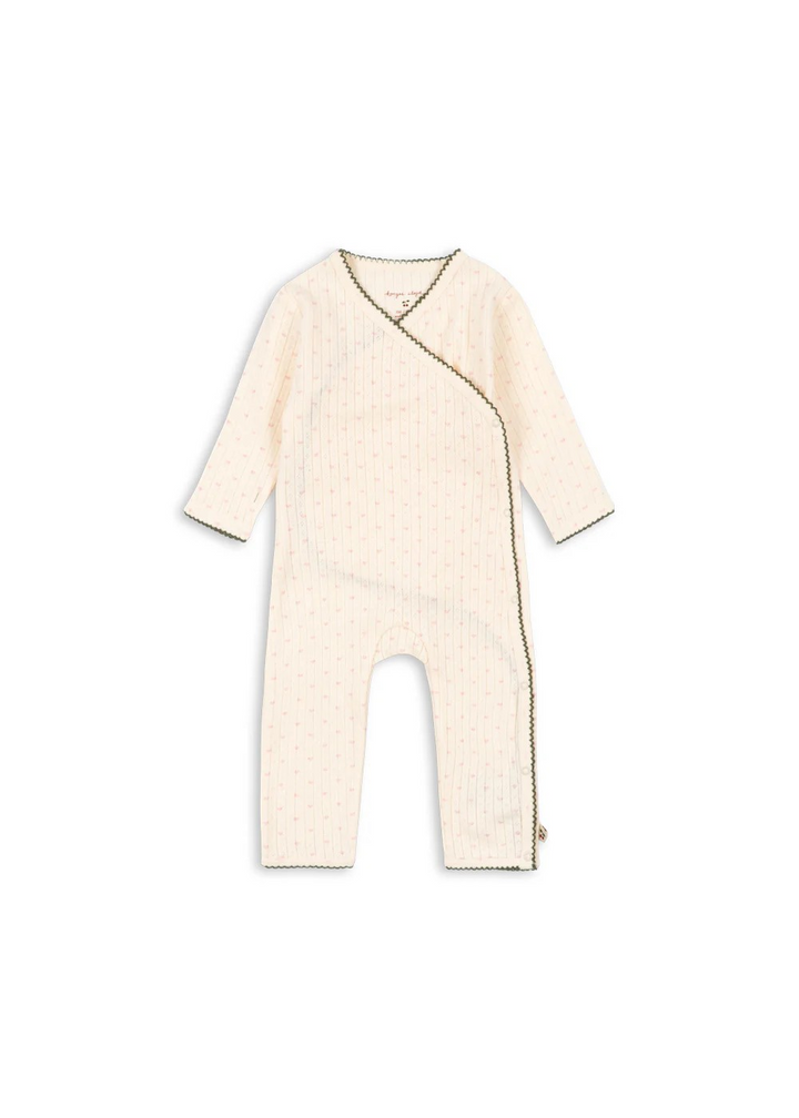 Minnie Pointelle Heart Romper