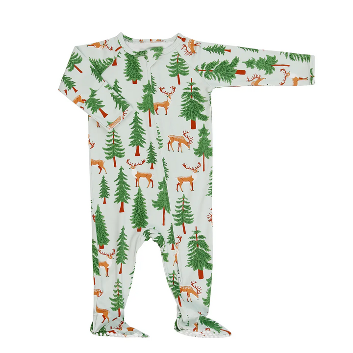 SWB What a Stud Deer Zipper Footie