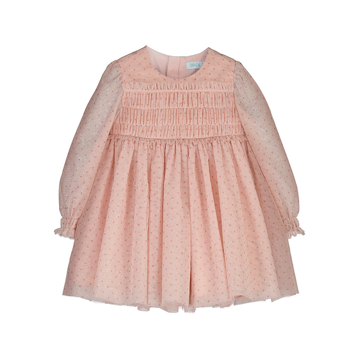 Shimmer Glitter Tulle Petal Dress