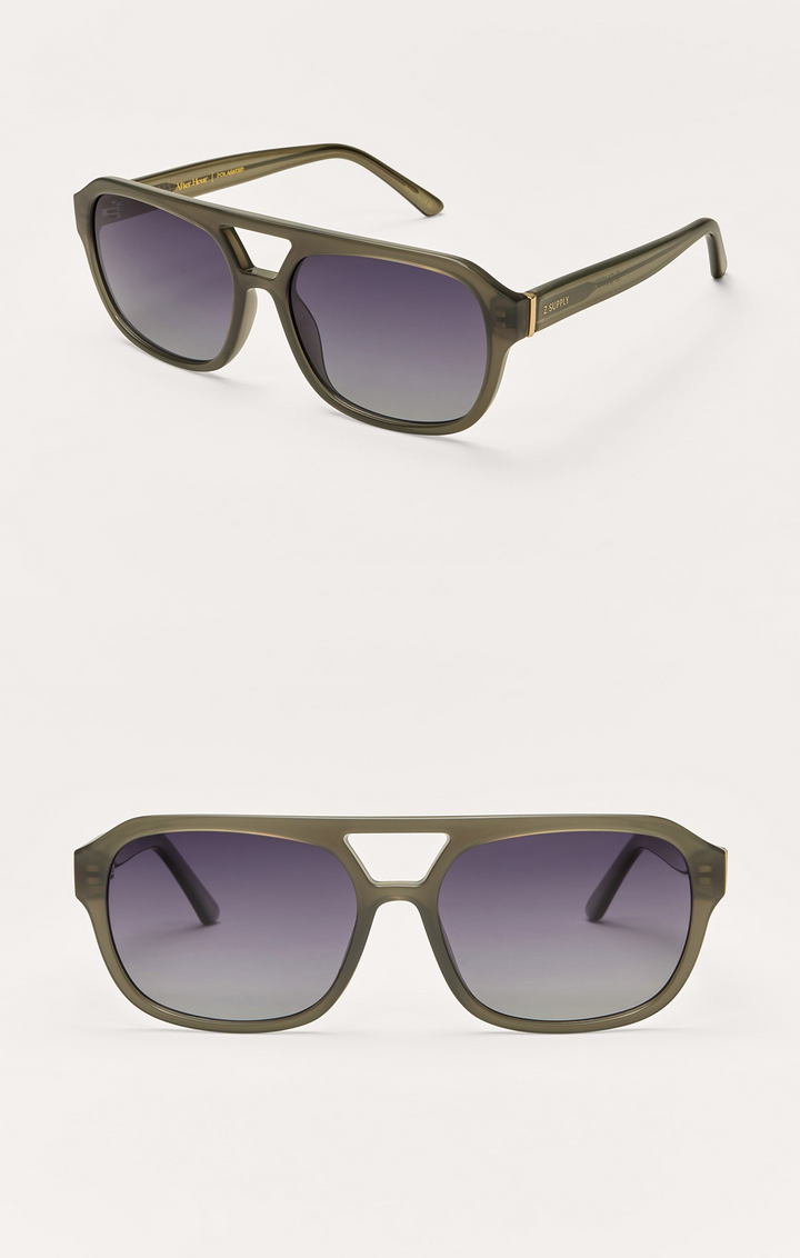 After Hour Sunglasses in Olive