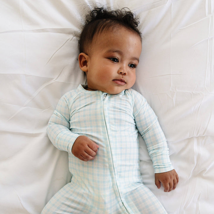 Coastal Check Bamboo Sleeper