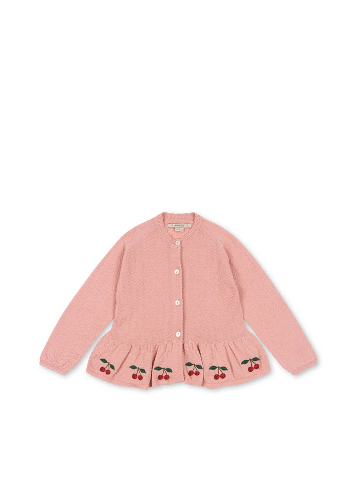 Cypress Cherry Cardigan in Pink