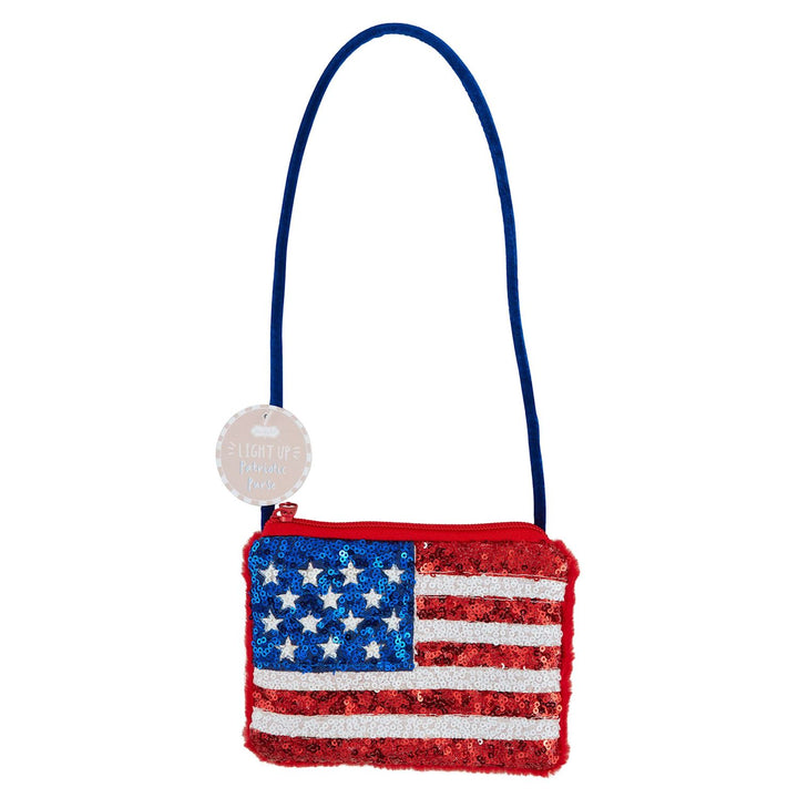 Light Up American Flag Purse