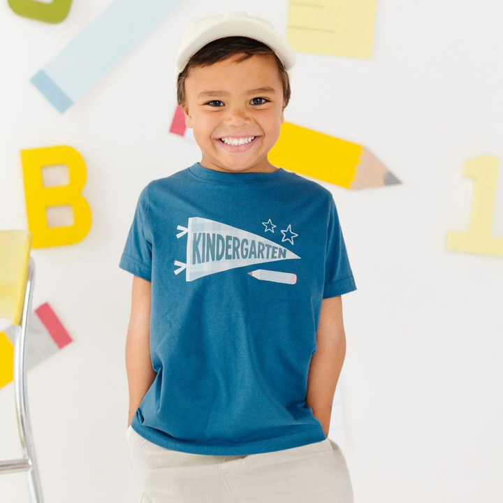 Kindergarten Pennant Tee Back to School