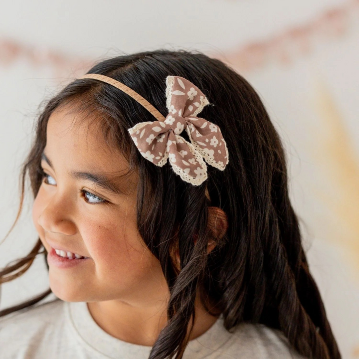 Mocha Floral Headband