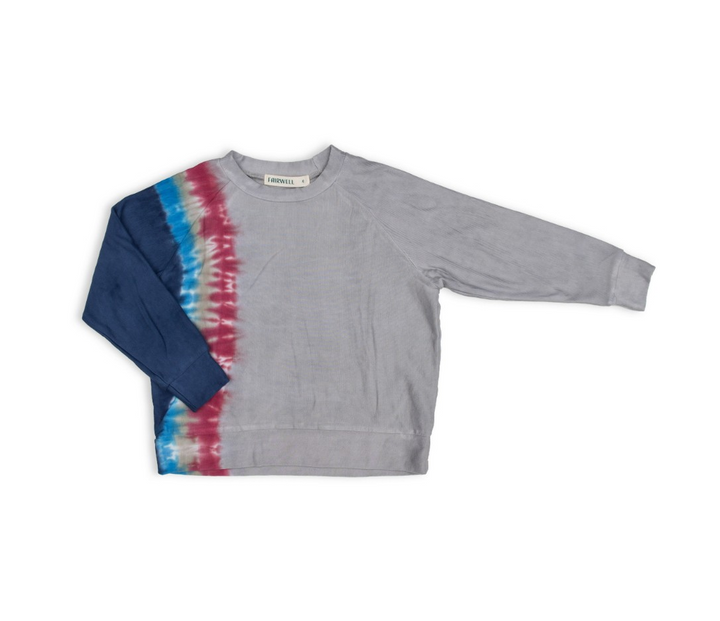 Mellow Raglan in Tidal Tie Dye
