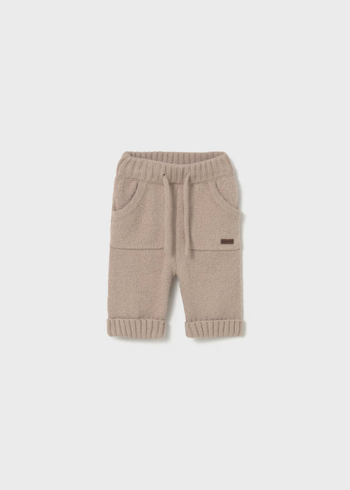 Basic Knit Baby Pant in Tan 2336