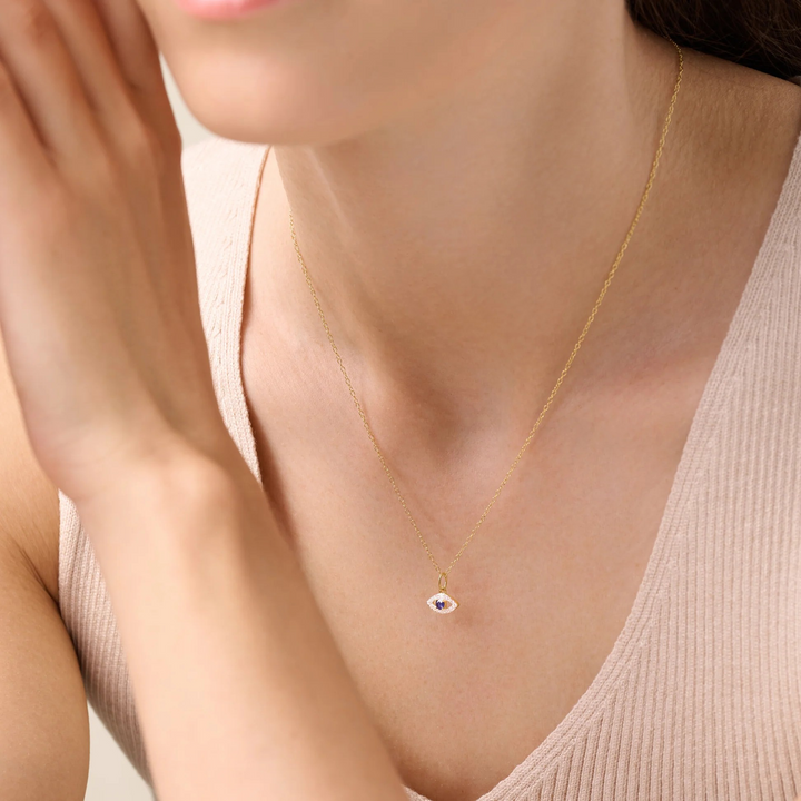 Monte Evil Eye Diamond & Sapphire