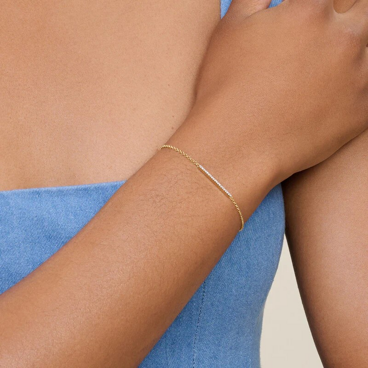 Monte Rave Bar Bolo Diamond Bracelet