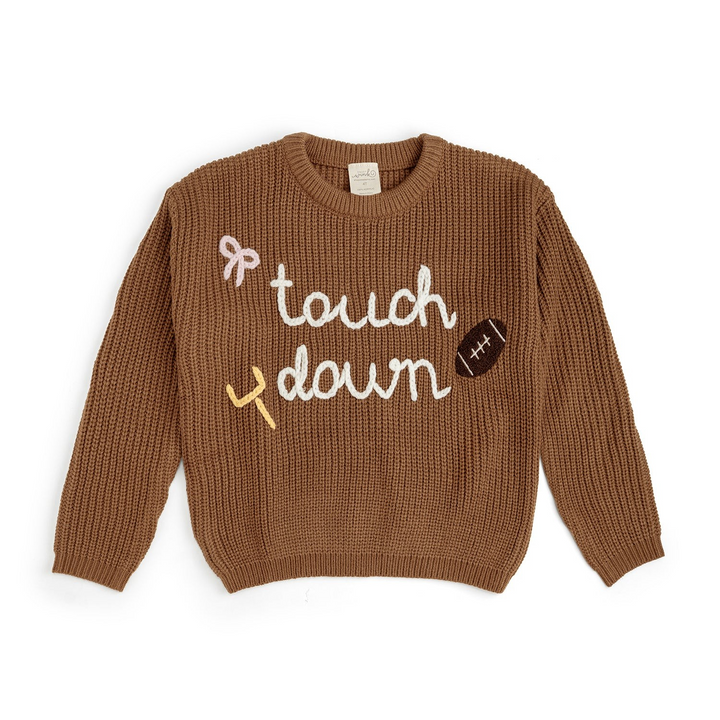 Touchdown Sweater in Brown