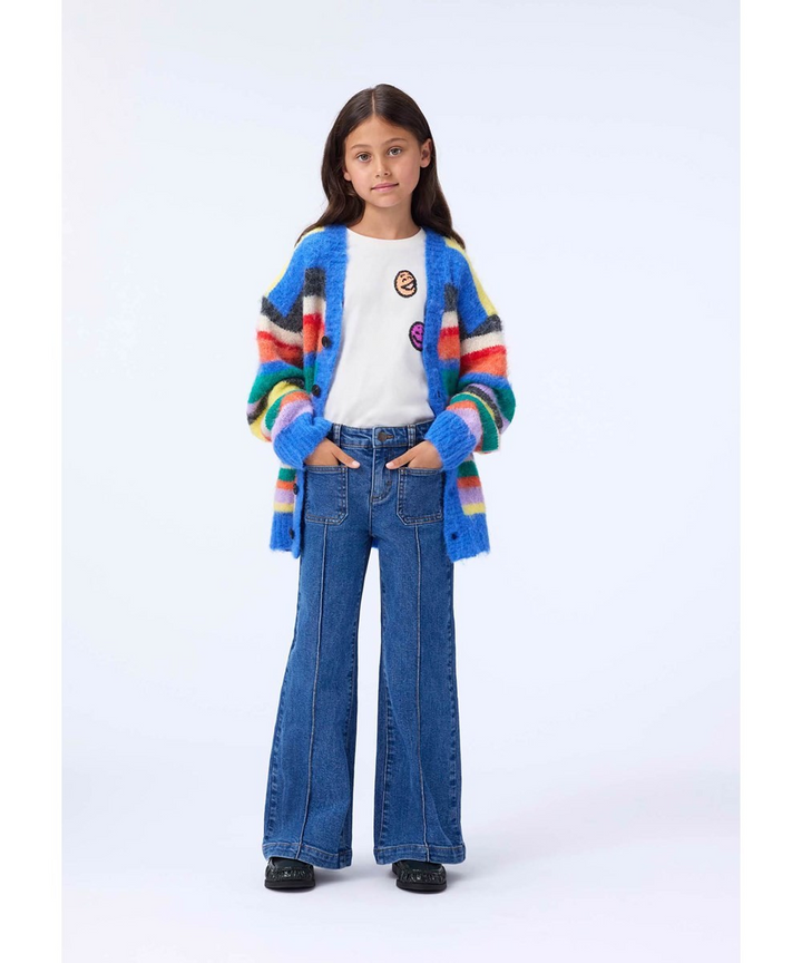 Adina Washed Vintage Wide Leg Jeans