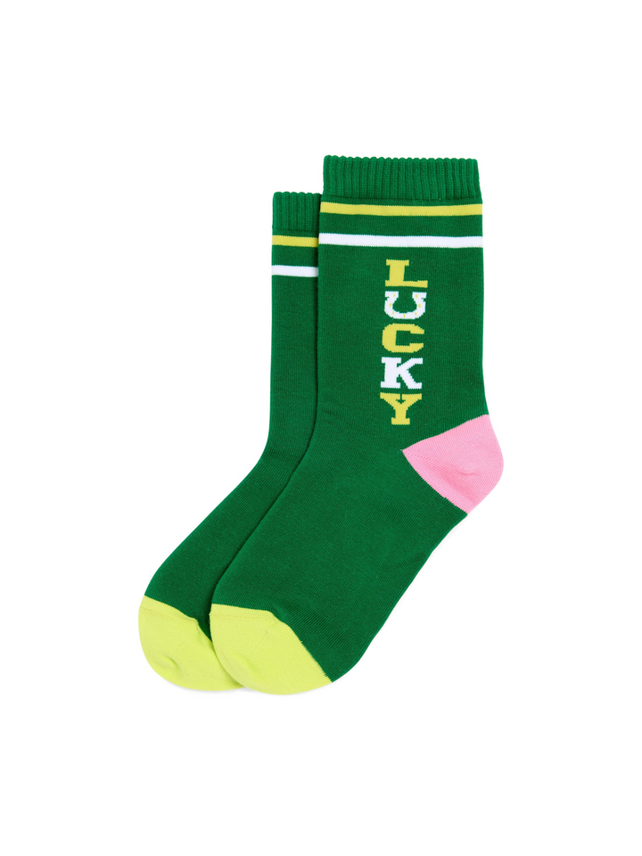Green Lucky Socks St. Patty's